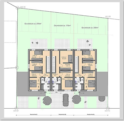 grundriss reihenhaus og